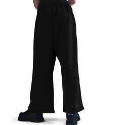 Mid-Rise Oversized Open-Hem French Terry Pants