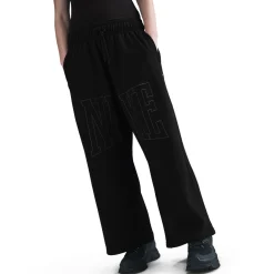 Mid-Rise Oversized Open-Hem French Terry Pants