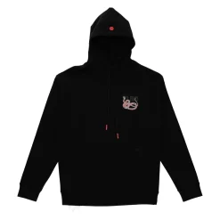 Milano Snake Hoodie Black