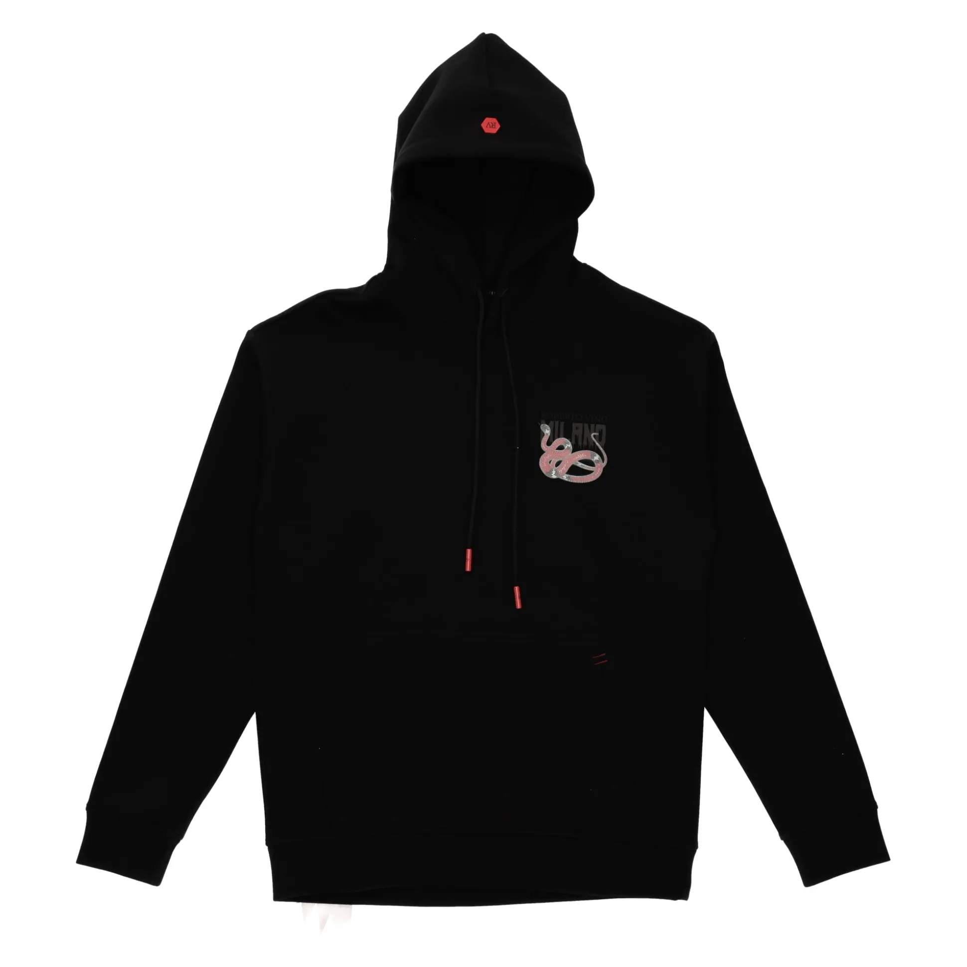 Milano Snake Hoodie Black