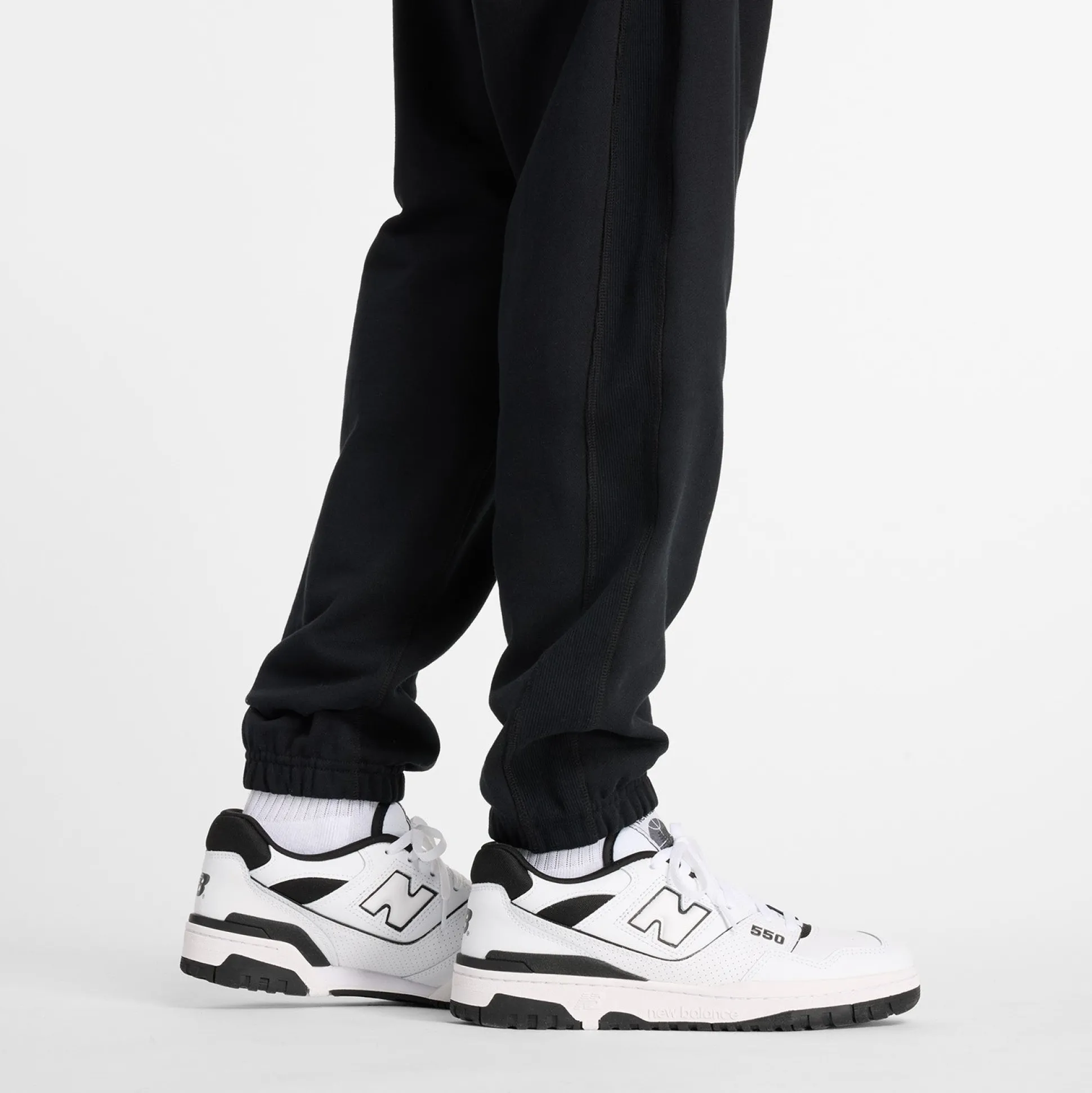 MP41508BK-Men Athletics French Terry Jogger