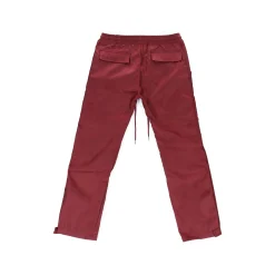 M2024-P532-RED-Men Snap Front Cargo Pants