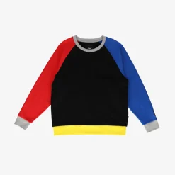 Multi-Color Patchwork Crewneck