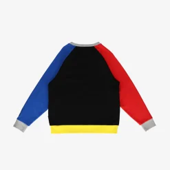 Multi-Color Patchwork Crewneck