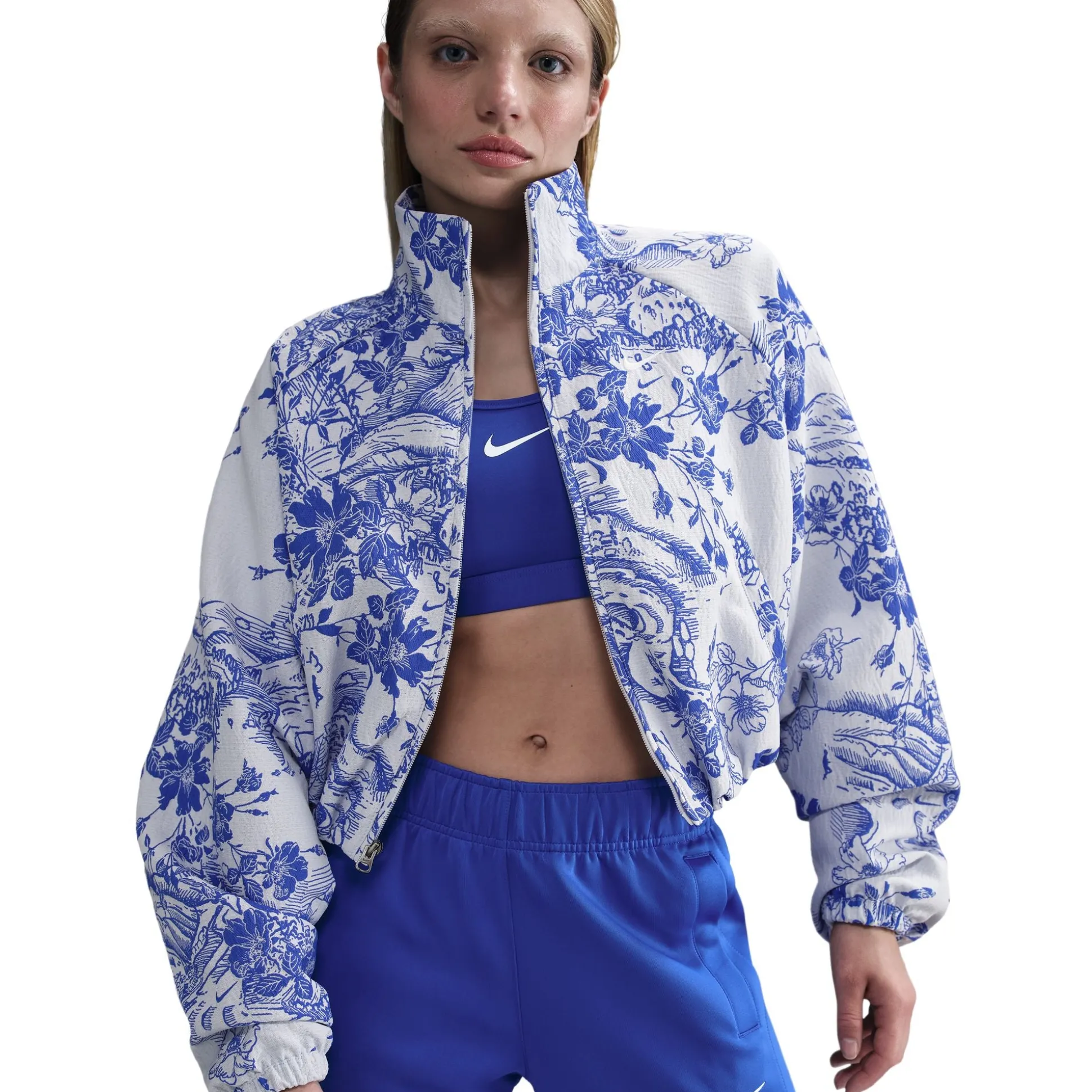 Nsw Collection Oversized Jacquard Track Jacket