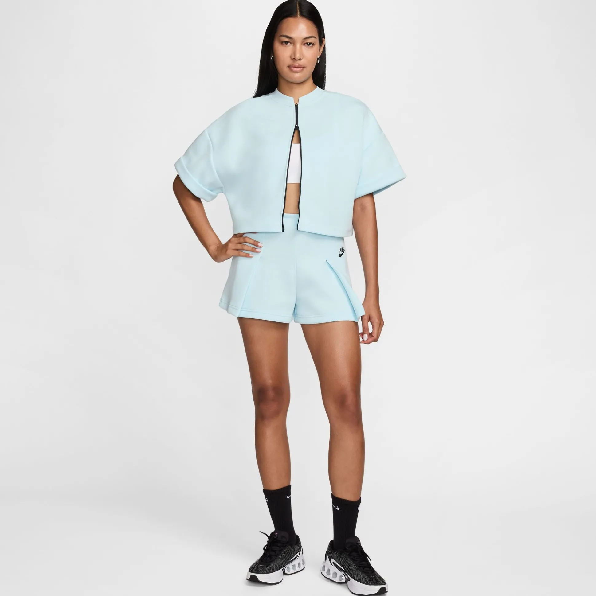 NSW Tech Fleece High-Waisted 3" Pleated Shorts