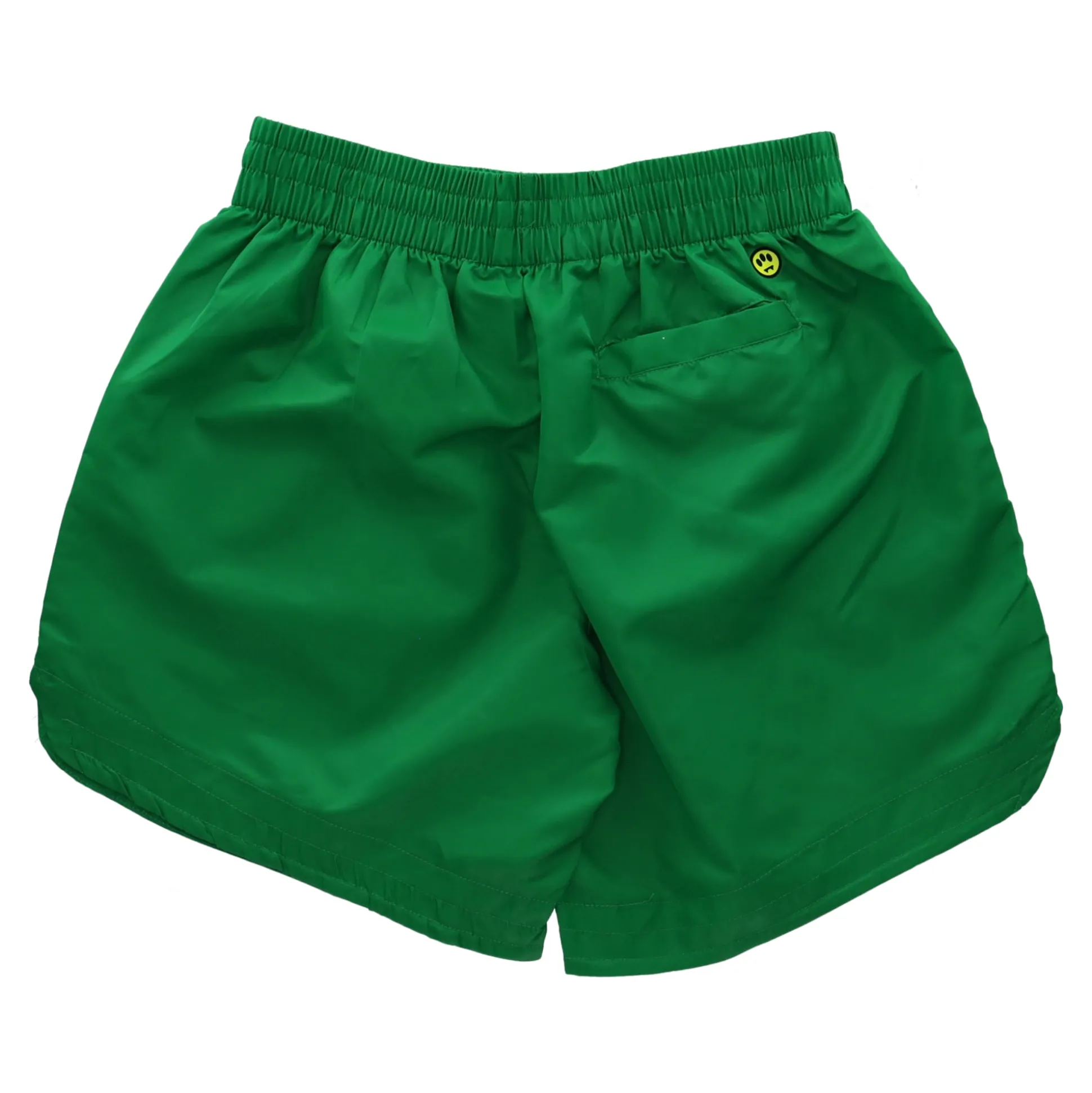 Nylon Basket Bermuda Shorts Green