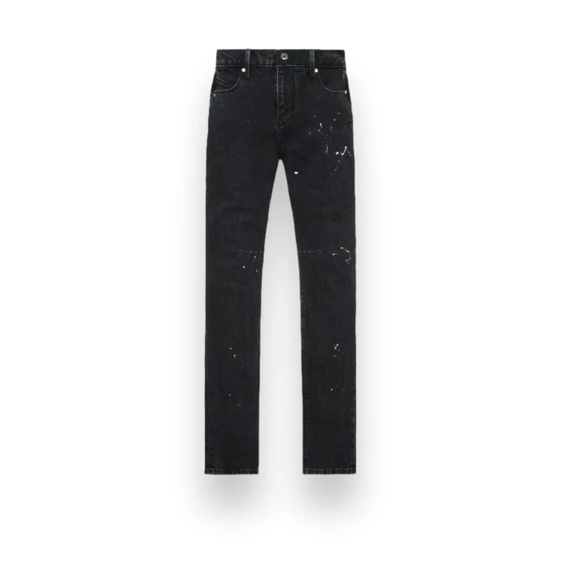 OLIVIER SKINNY JEAN | BLACK TRI PAINT