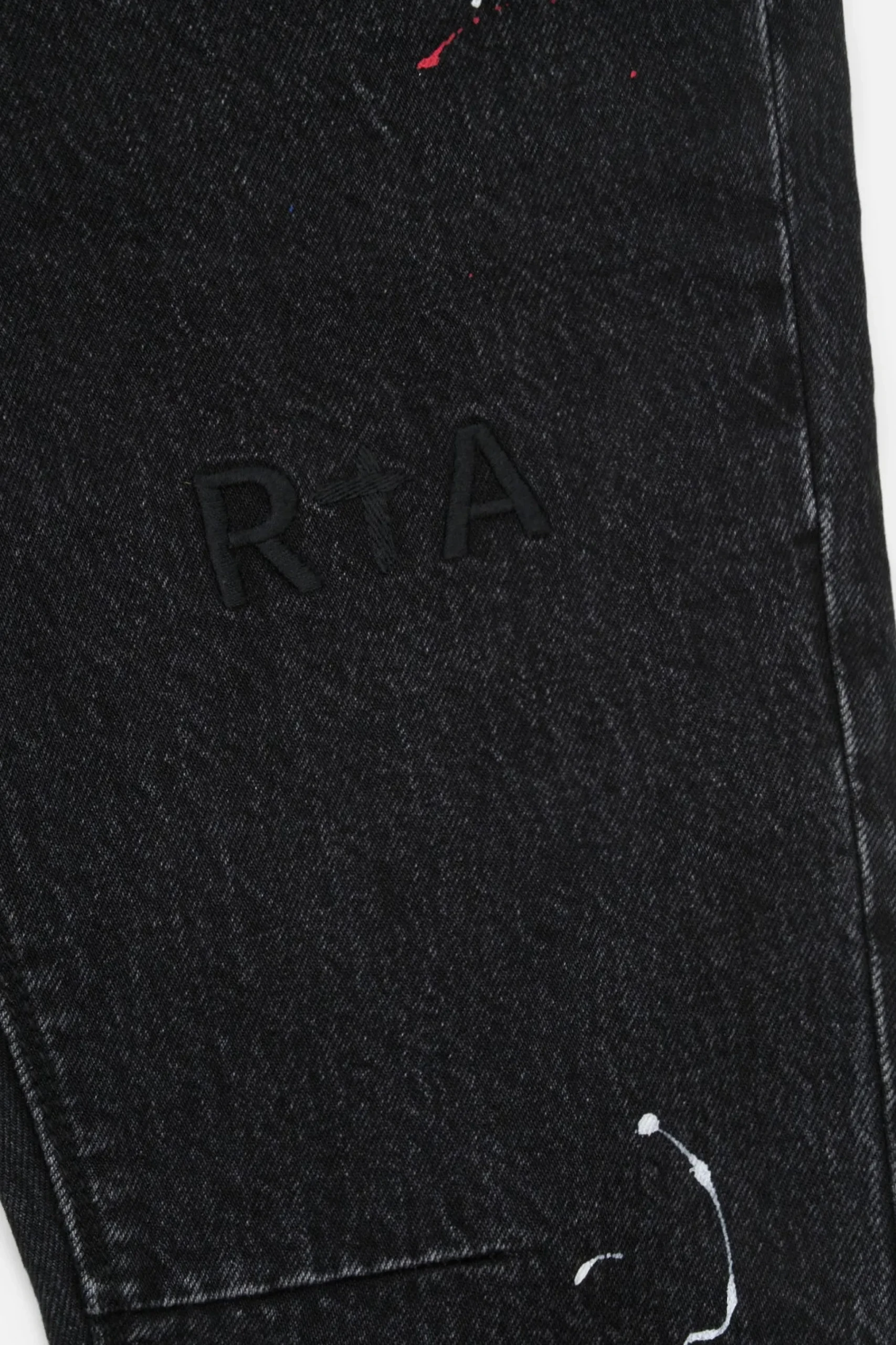 OLIVIER SKINNY JEAN | BLACK TRI PAINT