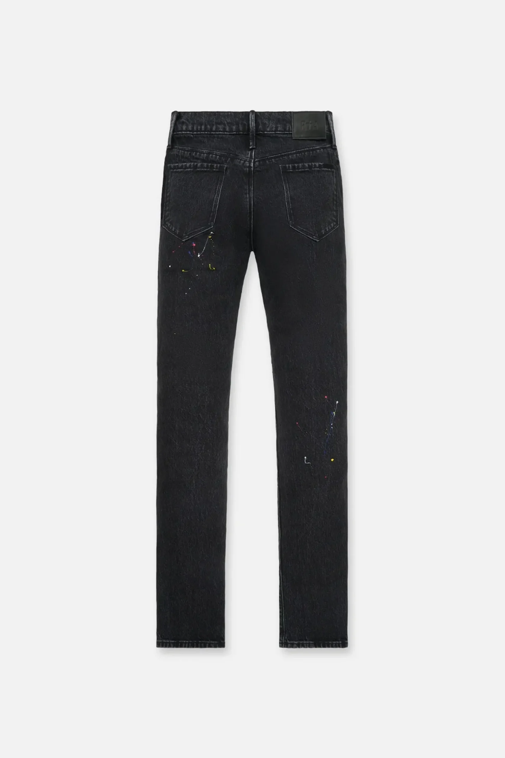OLIVIER SKINNY JEAN | BLACK TRI PAINT