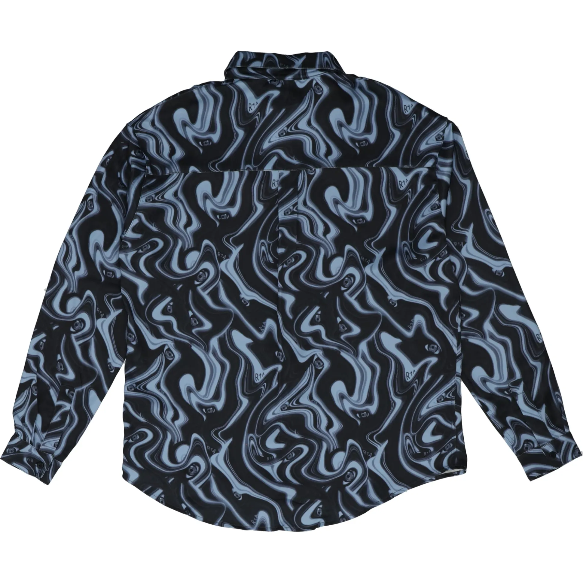Omar Btn Blue Angel Eyes Shirt