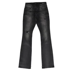 Onyx Coated Double Waist Jean