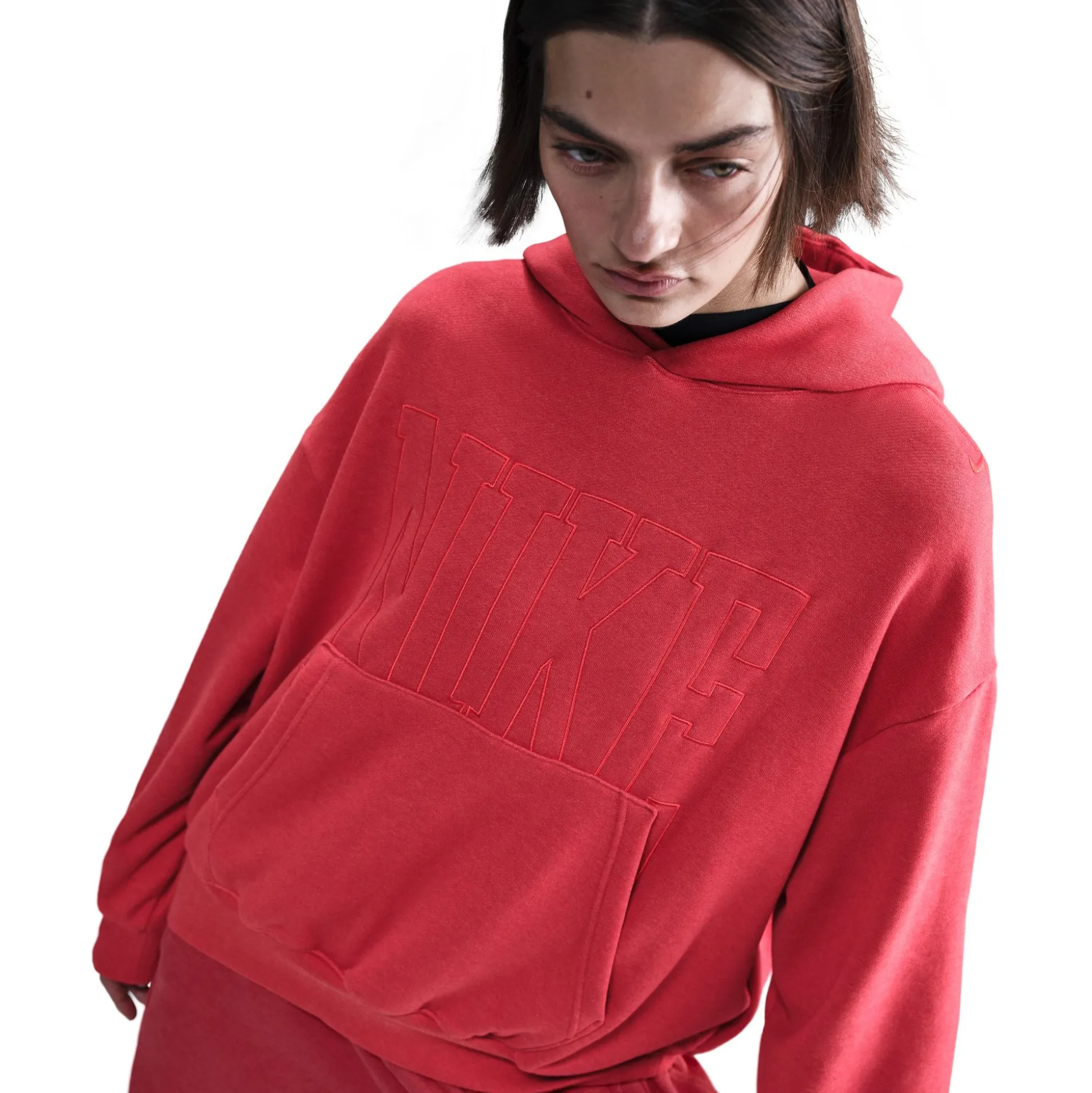Over-Oversized French Terry Pullover Hoodie