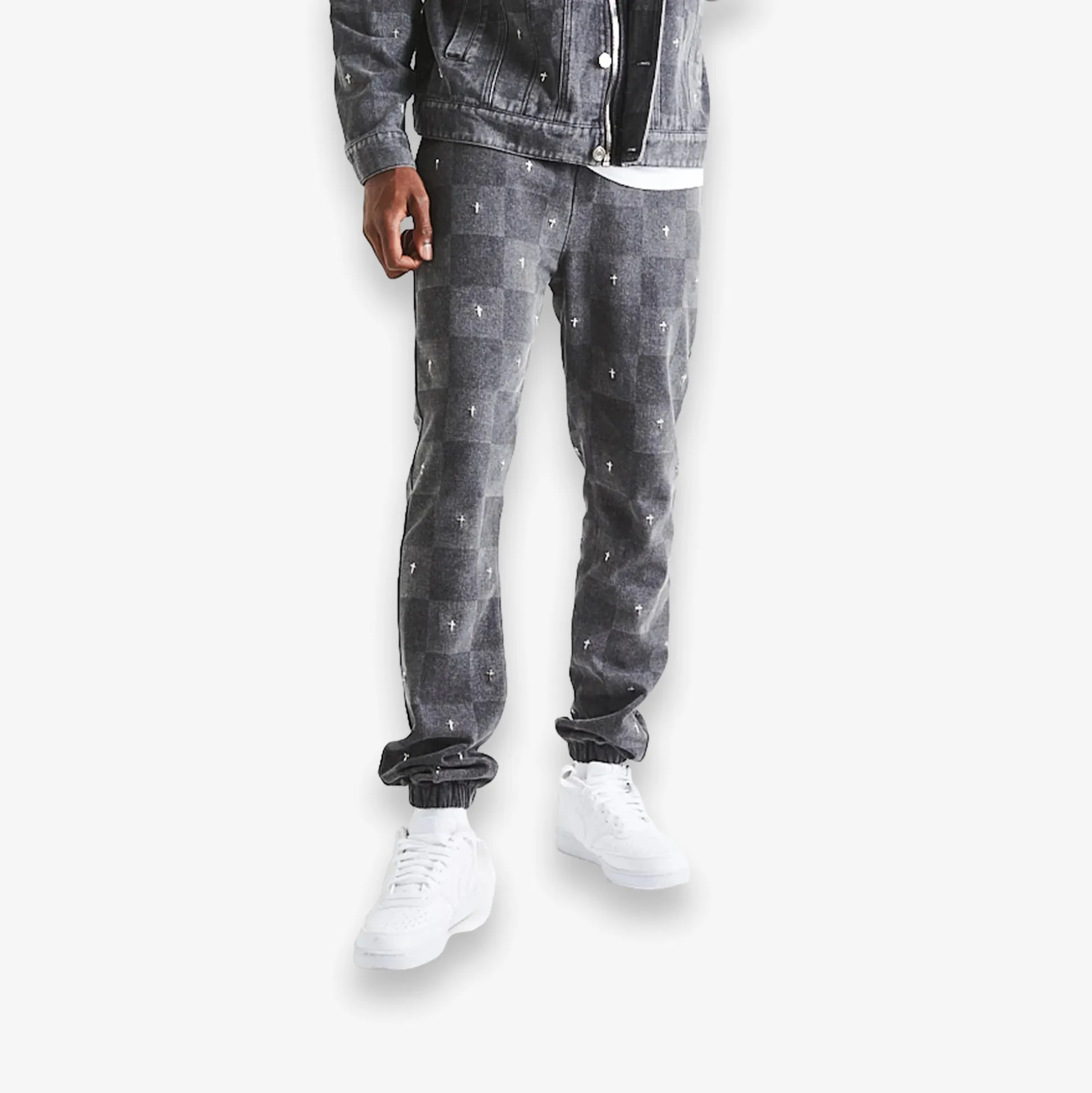 Owen Sweatpant Grey Cross Checker