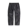 Palm Pleated Denim Pants