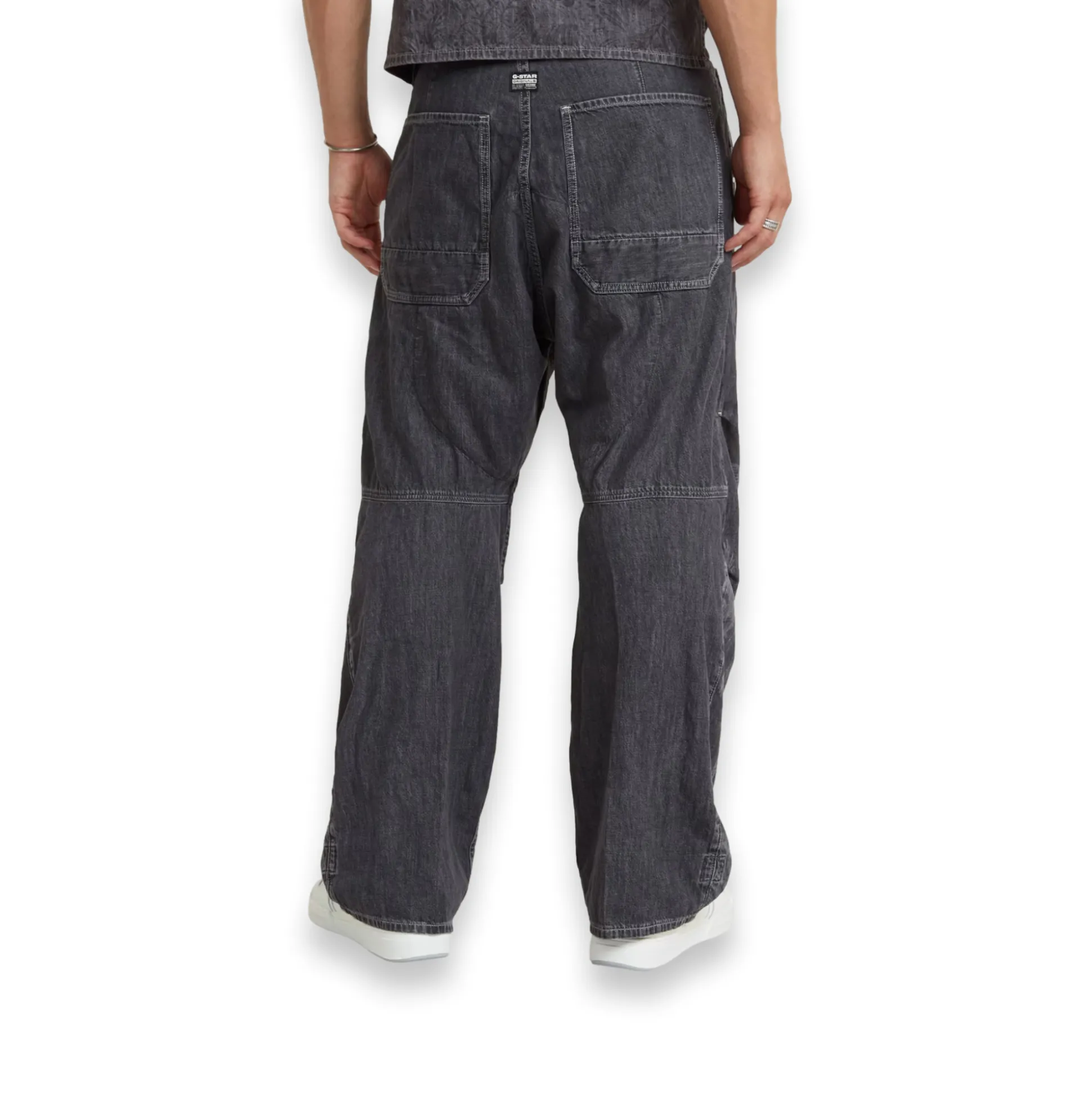 Palm Pleated Denim Pants
