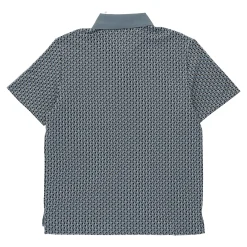 Paolo Knit Polo- Faded Denim