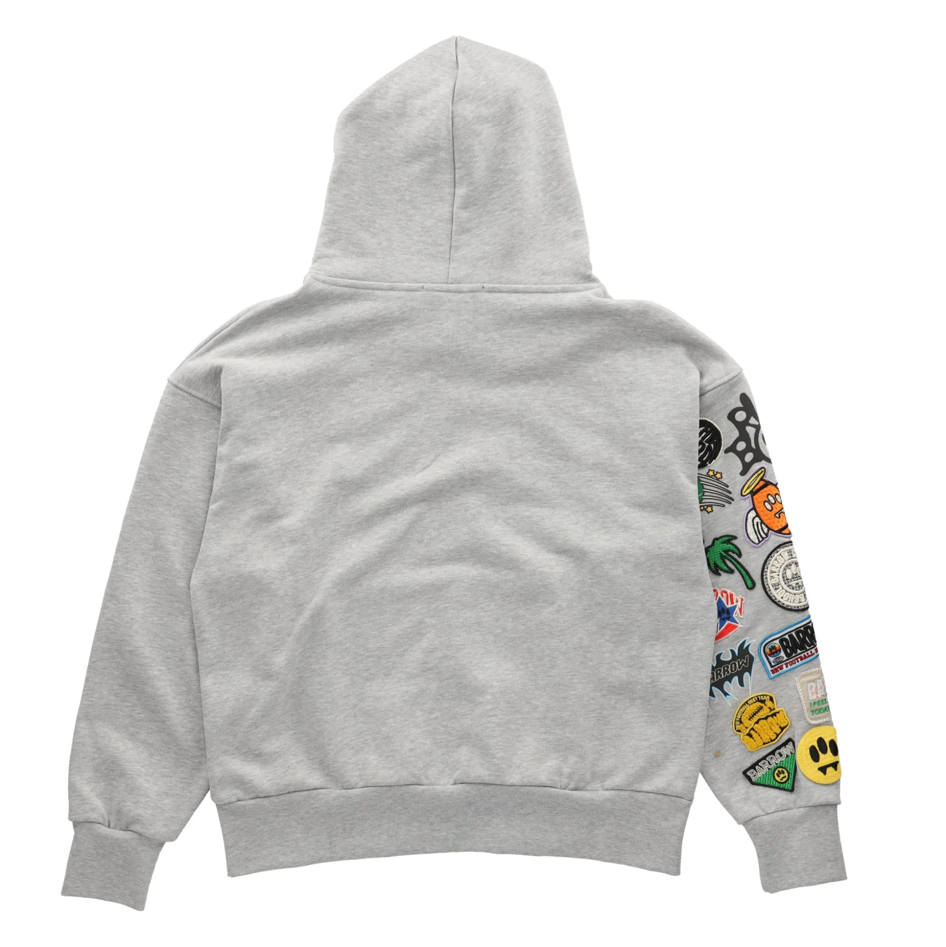 patch-detail Hoodie Grey