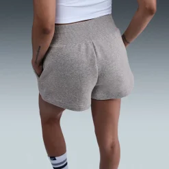 Phoenix Fleece High-Waisted Loose Shorts