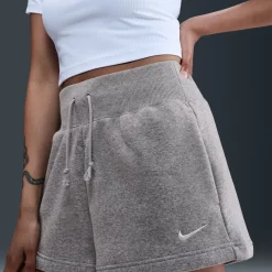 Phoenix Fleece High-Waisted Loose Shorts