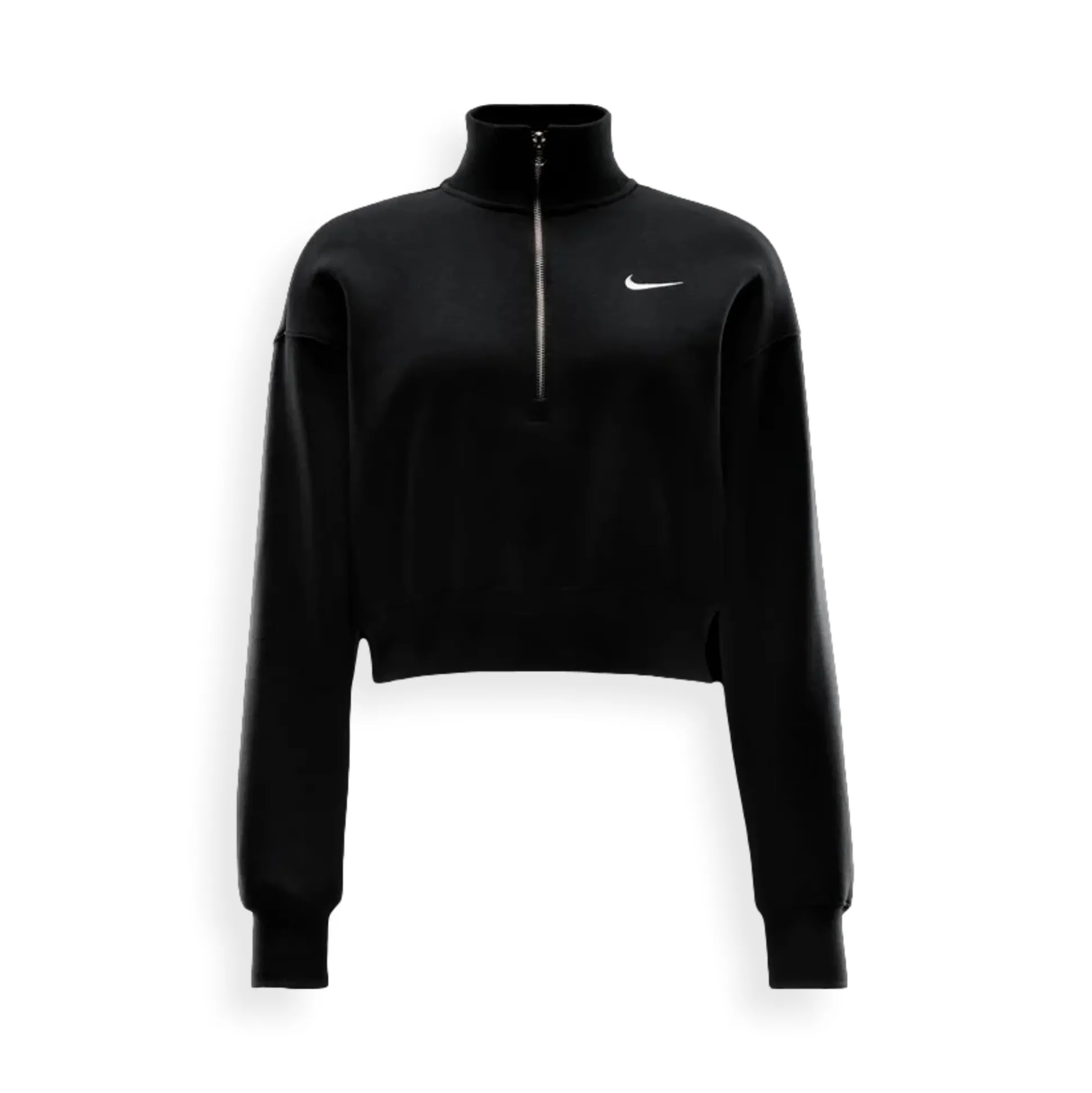 Phoenix Fleece Oversized 1/2-Zip Crop Sweatshirt