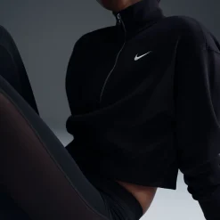 Phoenix Fleece Oversized 1/2-Zip Crop Sweatshirt