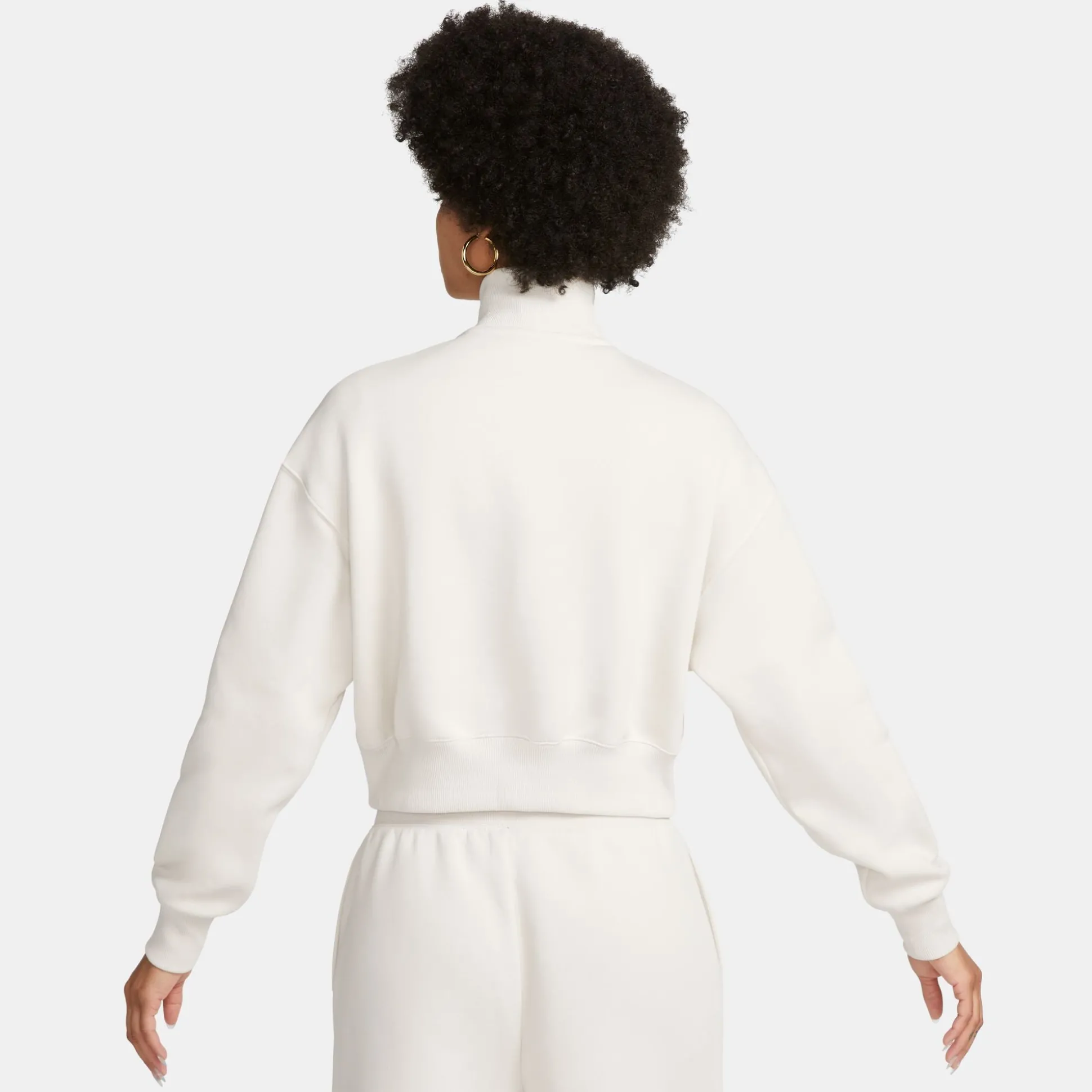 Phoenix Fleece 1/2-Zip Cropped Sweatshirt