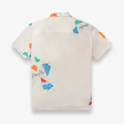 Plane Pops Camp Collar T-Shirt