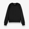 Pleated Shoulder Crewneck Sweatshirt