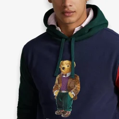 Polo Bear Color Blocked Fleece Hoodie