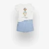 Polo Bear Cotton Tee & Shorts