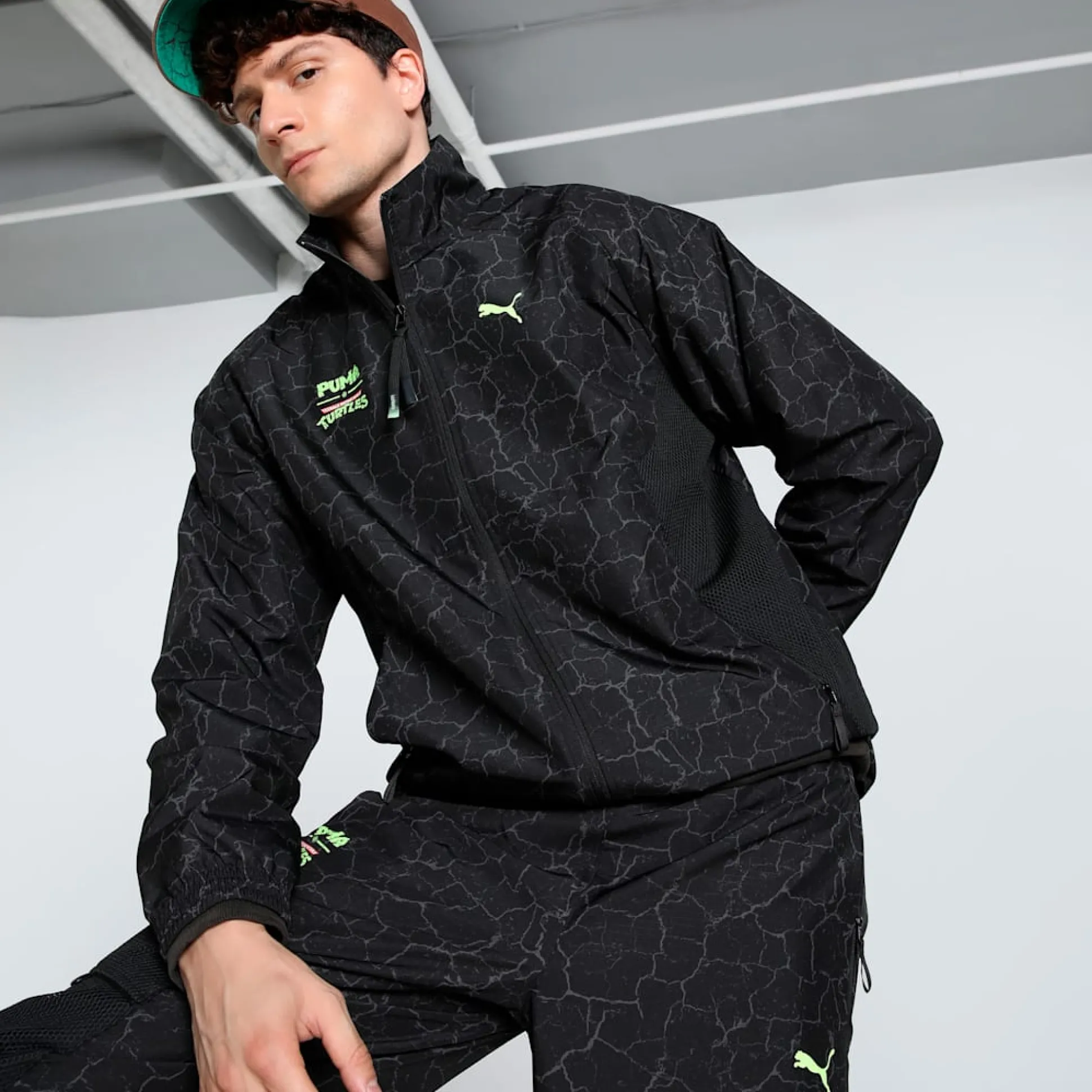 Puma X Tmnt Pumatech Relaxed Fit Track Jacket