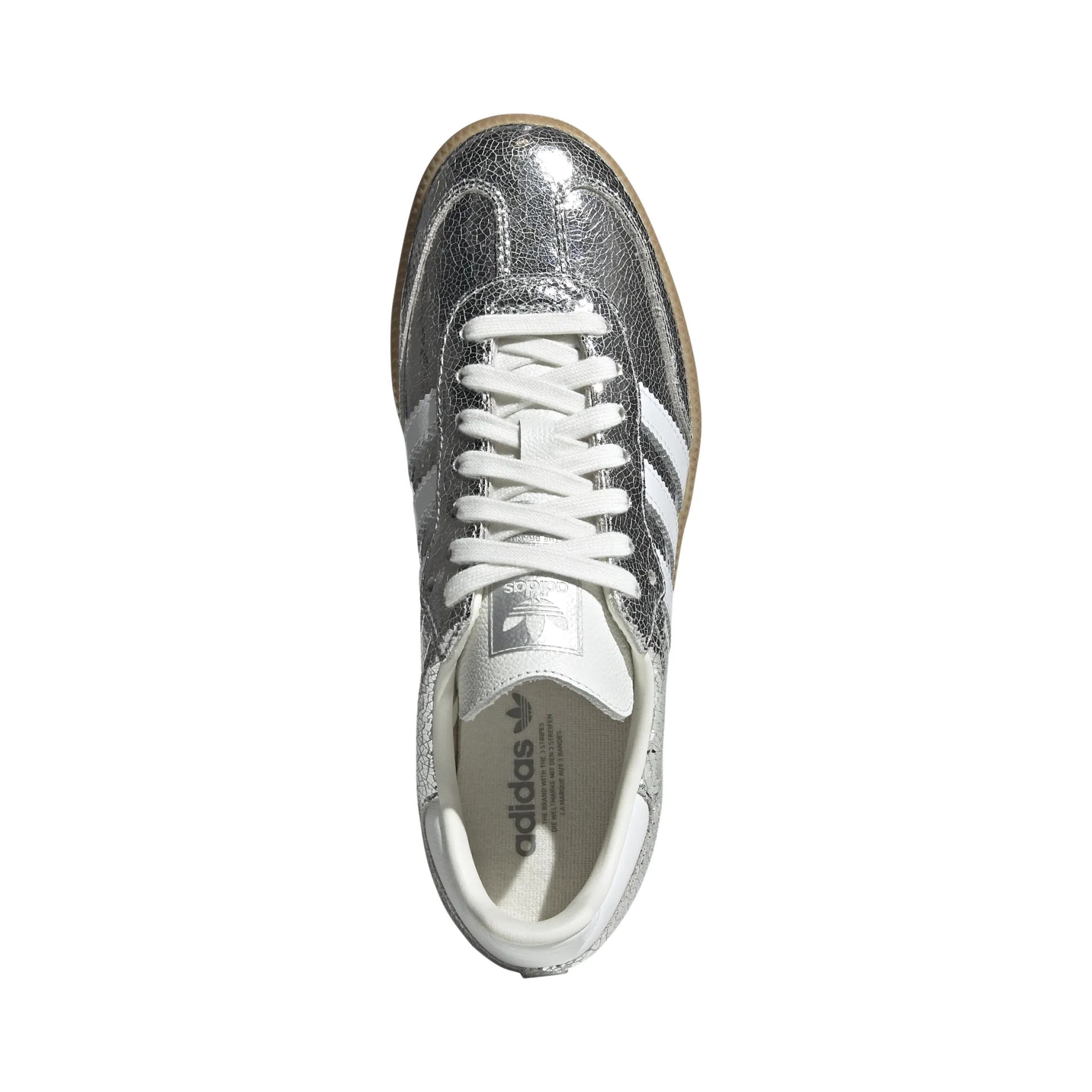 Samba OG Silver Metallic Cracked Leather