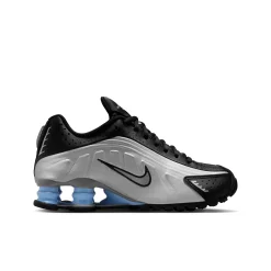 Shox R4 Metallic Silver / Black Psychic GS