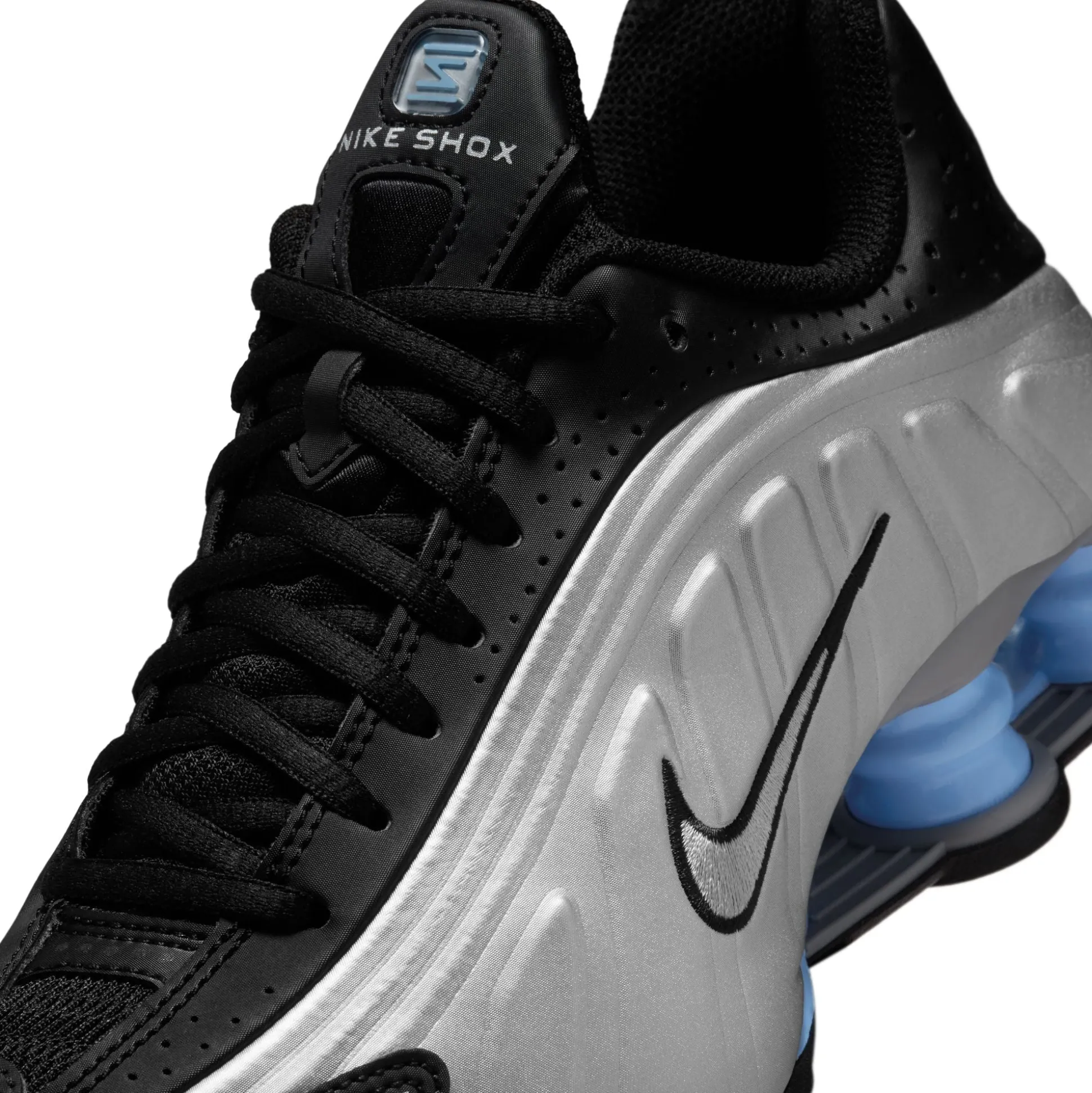 Shox R4 Metallic Silver / Black Psychic GS
