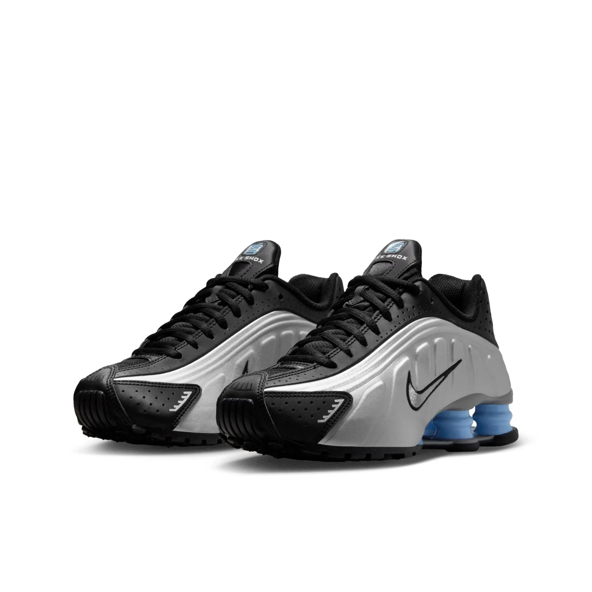 Shox R4 Metallic Silver / Black Psychic GS