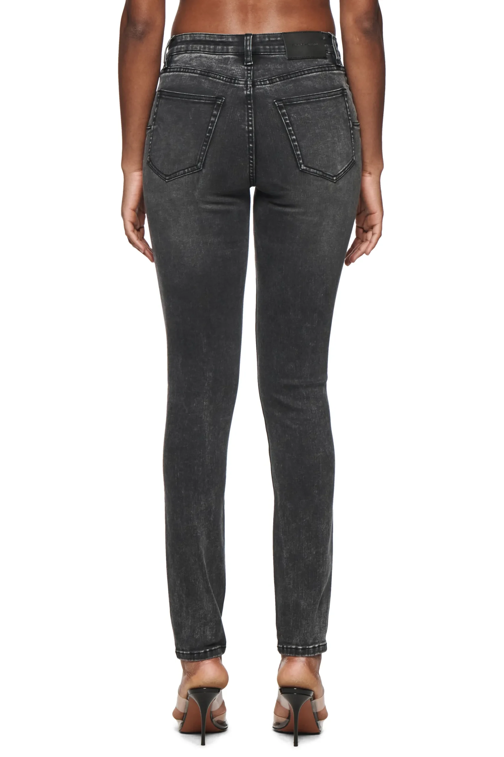 Skinny Mid Rise Jeans