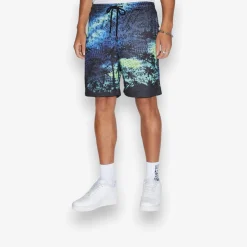 Space Palm Mesh Short