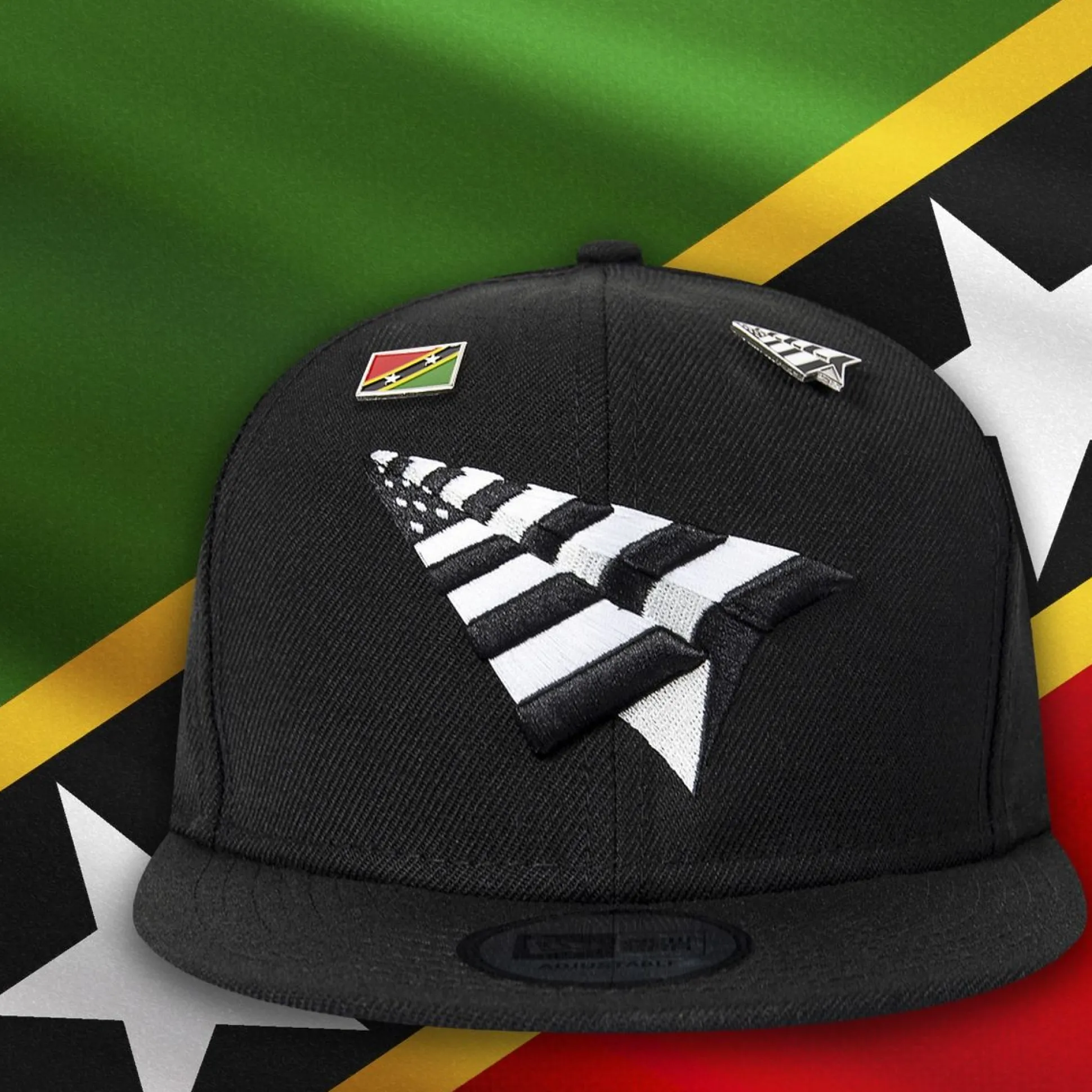 St. Kitts & Nevis Snapback Hat