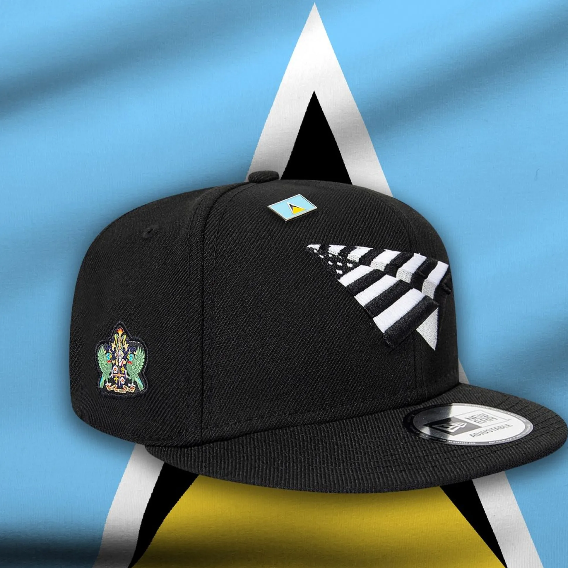 St. Lucia Crown Snapback Hat