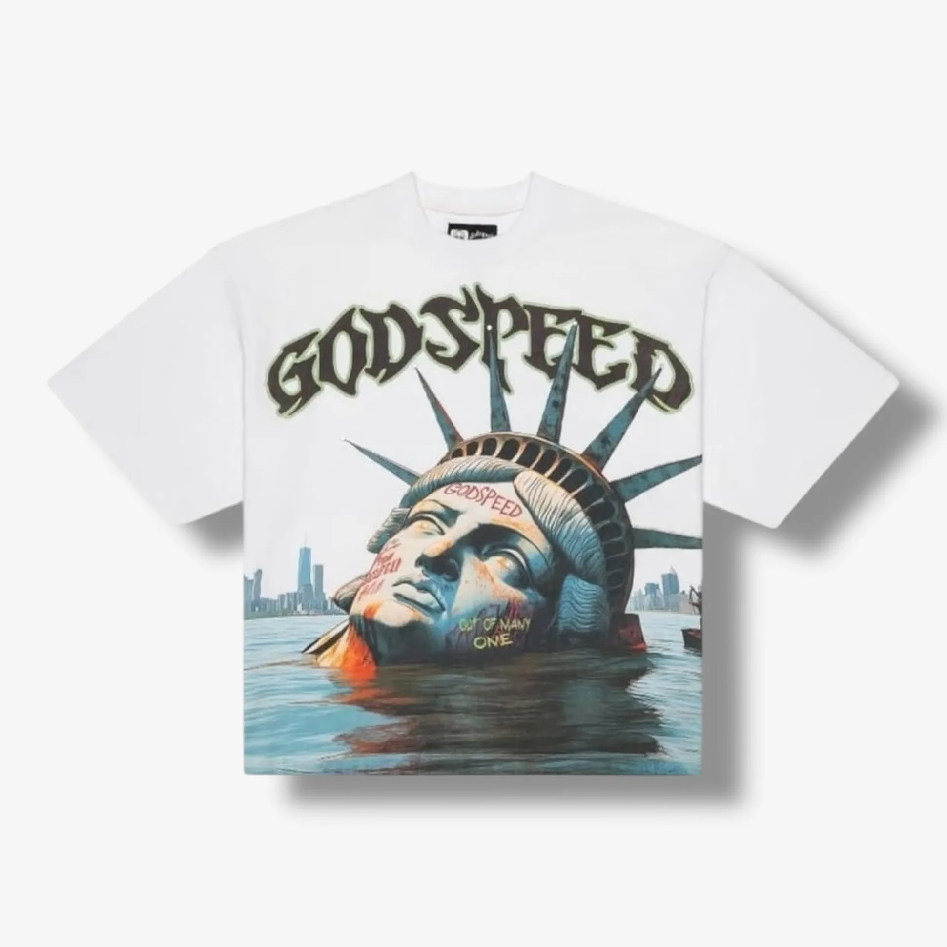 Sunken Liberty Short Sleeve T-Shirt White