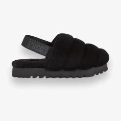Super Fluff Slipper Black