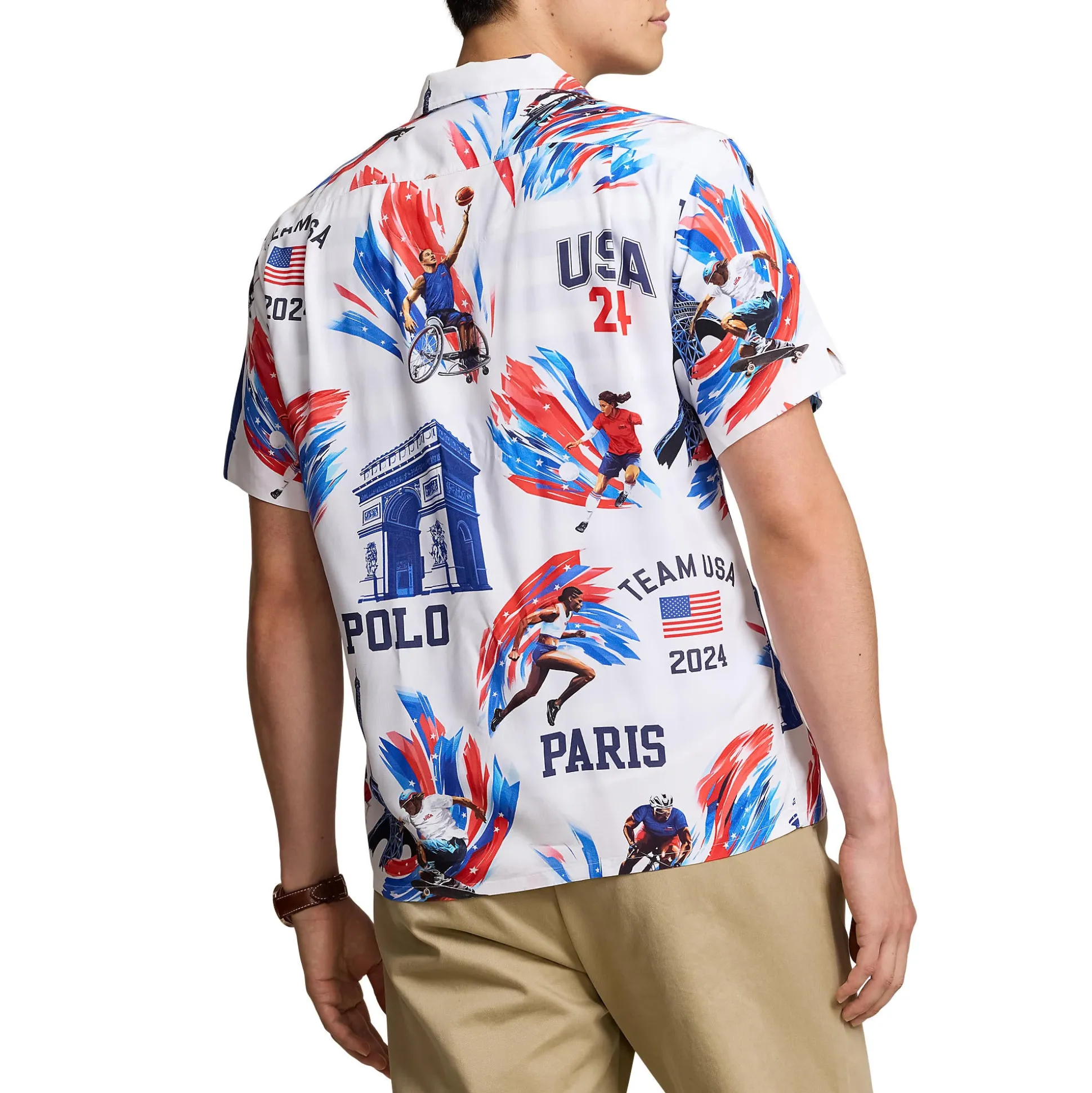Team USA Print Camp Shirt