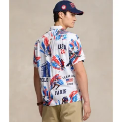Team USA Print Camp Shirt