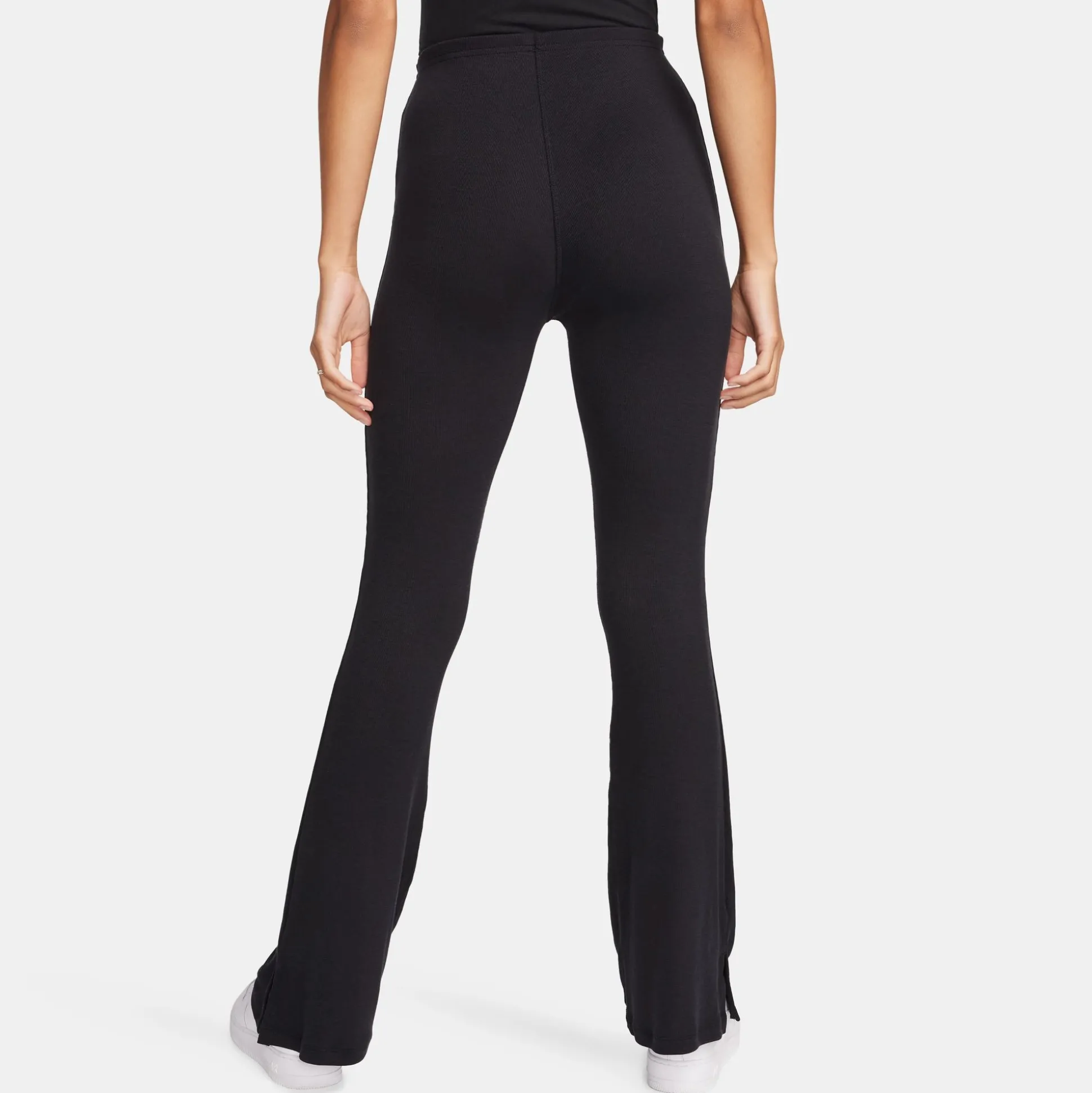 Tight Mini-Rib Flared Leggings