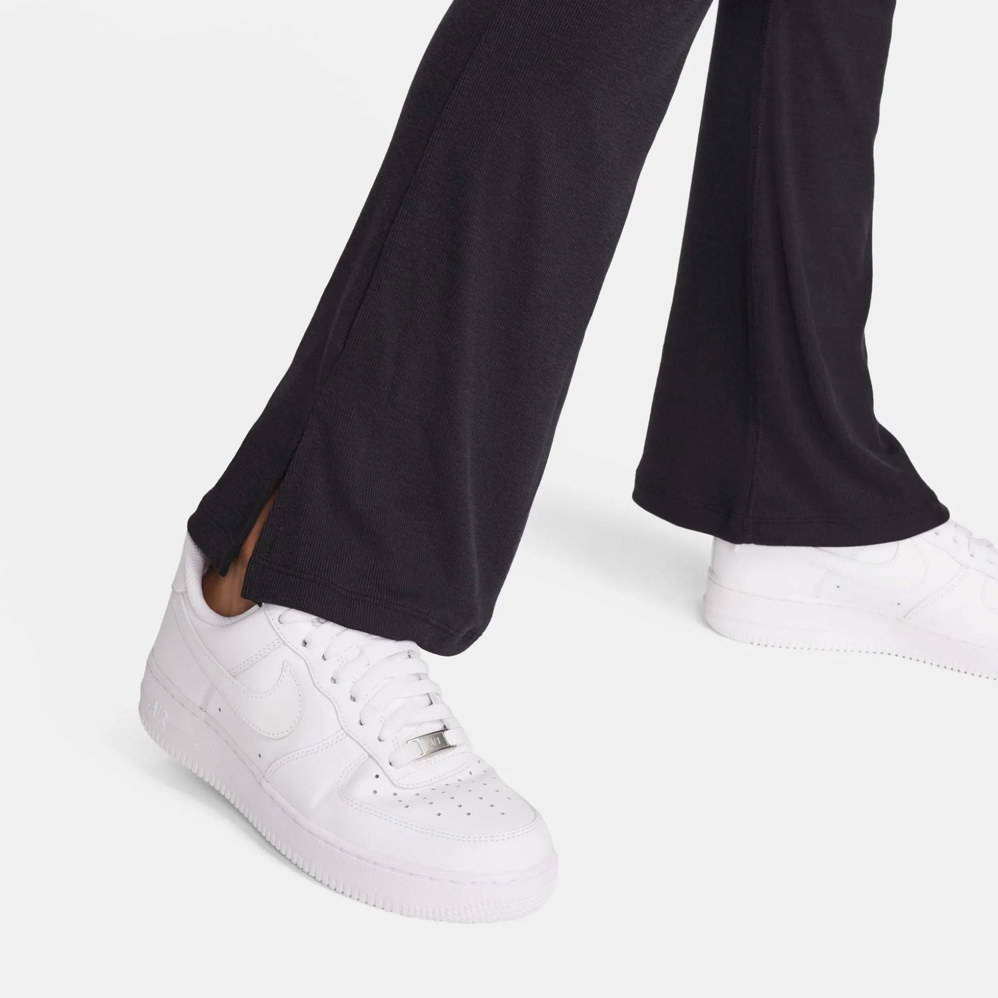 Tight Mini-Rib Flared Leggings