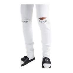 White Rest In peace Brynat skinny Jeans